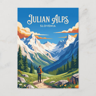 Julische Alpen Slowenien Postkarte