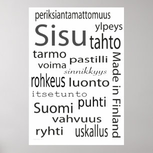 Juliste de Sisu - affiche