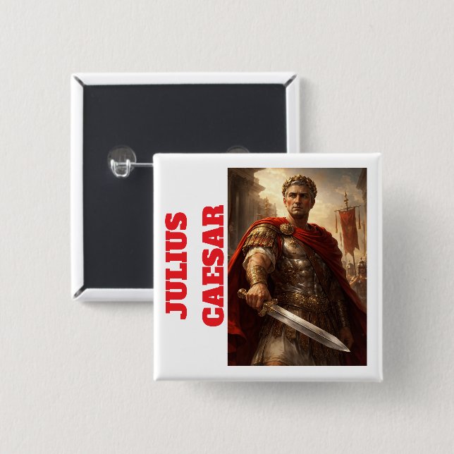 Julius Caesar Button (Vorne & Hinten)
