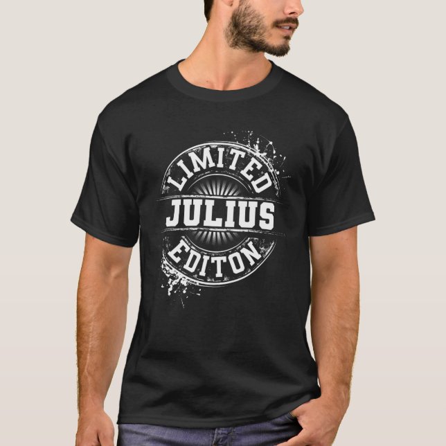 JULIUS Limited Edition Funny Personalisiert Name J T-Shirt (Vorderseite)
