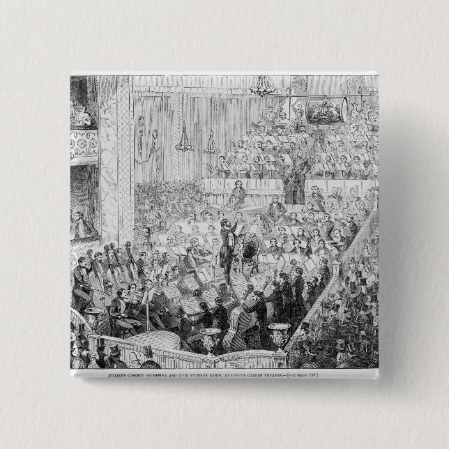 Julliens Konzert-Orchester Button (Vorderseite)