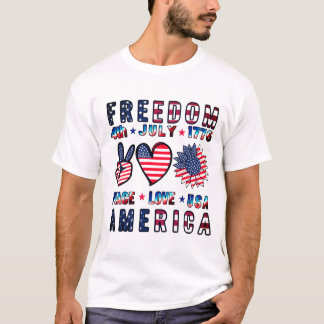 July Amerika EST 1776 T-Shirt