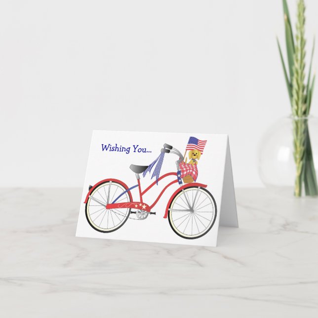 July Bicycle Karte (Vorderseite)