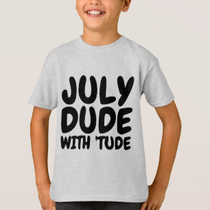 JULY Birthday Männer & Jungen T - Shirt