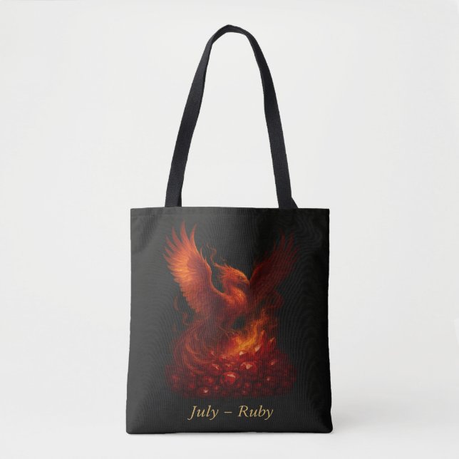 July Ruby - Phoenix & Fiery Birthstone Tasche (Vorderseite)