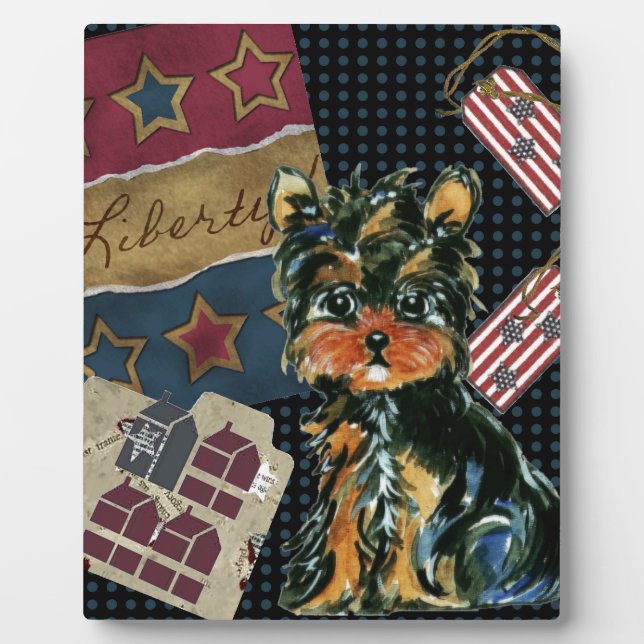 JULY YORKIE POO FOTOPLATTE (Vorderseite)
