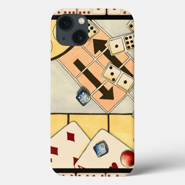 Jumbled Assortiment of Games of Chance Case-Mate iPhone Hülle (Rückseite)