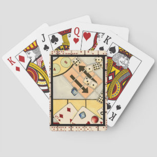 Jumbled Assortiment of Games of Chance Spielkarten