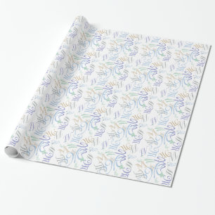 Jumbled CHANGE MONOGRAM Coole Frühlingsfarben 2014 Geschenkpapier