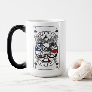 Jumbo 15oz FAFO Ace of Spades Verwandlungstasse