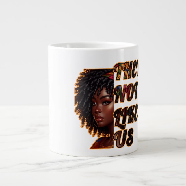 Jumbo 20-Unzen-Tasse - sie mögen uns nicht Jumbo-Tasse (Vorderseite)