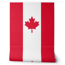 Jumbo Canada Flag Red Maple Leaf Stripmuster Tapete