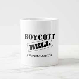 JUMBO COFFEE VIEL : BOYCOTT HELL Jumbo-Tasse