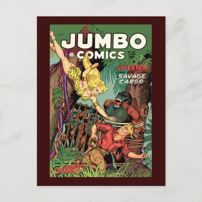 Jumbo Comics Nr. 160 Postkarte (Vorderseite)