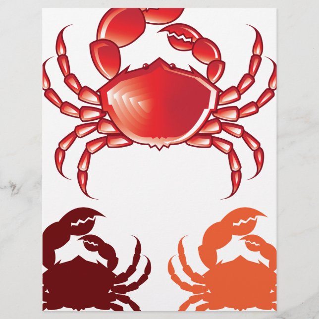 Jumbo-Crab-Vektor (Vorderseite)
