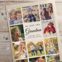 Jumbo Family Foto Collage Oma WE LIEBE