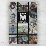 Jumbo Foto Collage Vatertag BEST VATER JE<br><div class="desc">Modernes Instagram Foto Collage Vatertag Familie Jumbo Puzzle auf schwarz. Ein wunderschönes,  modernes Vatertagsgeschenk: Ein trendiges Instradagram-Collage-Puzzle,  um mit Ihren Lieblings-Fotos,  persönlichen Botschaften und Namen für den besten Vater aller Zeiten personalisiert zu sein.</div>