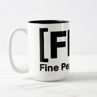 JUMBO FPS ZWEIFARBIGE TASSE
