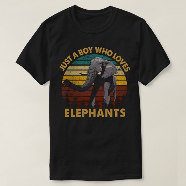 Jumbo Joy Elephant Dreams Trendy T-Shirt für Wildt (Design vorne)