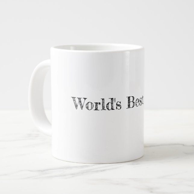 Jumbo-Kaffee-Tasse der besten Mama der Welt Jumbo-Tasse (Vorderseite Links)