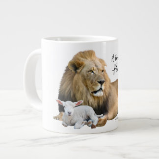 Jumbo Lion und Lamb-Tasse Jumbo-Tasse