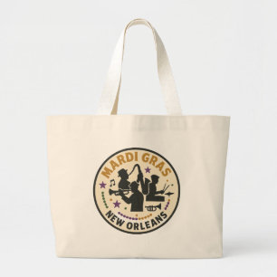 Jumbo Mardi Gras-Tasche Stoffbeutel