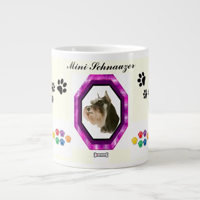 Jumbo Mini Schnauzer Tasse (Vorderseite)