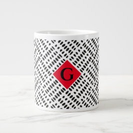 Jumbo Modern Dalmatiner Mud Cloth 20oz Tasse