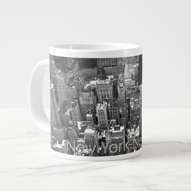 Jumbo New York Coffee Tasse NYC Personalisiert Cup (Vorderseite Links)