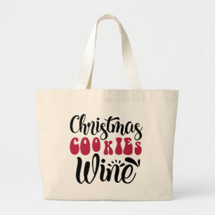 Jumbo Noël Cookies Sac fourre-tout à vin