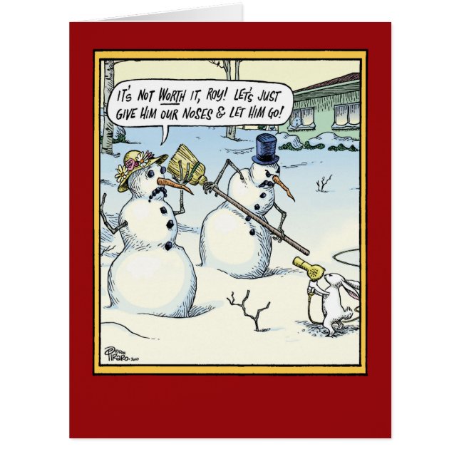 Jumbo Not It Christmas Card (Vorderseite)