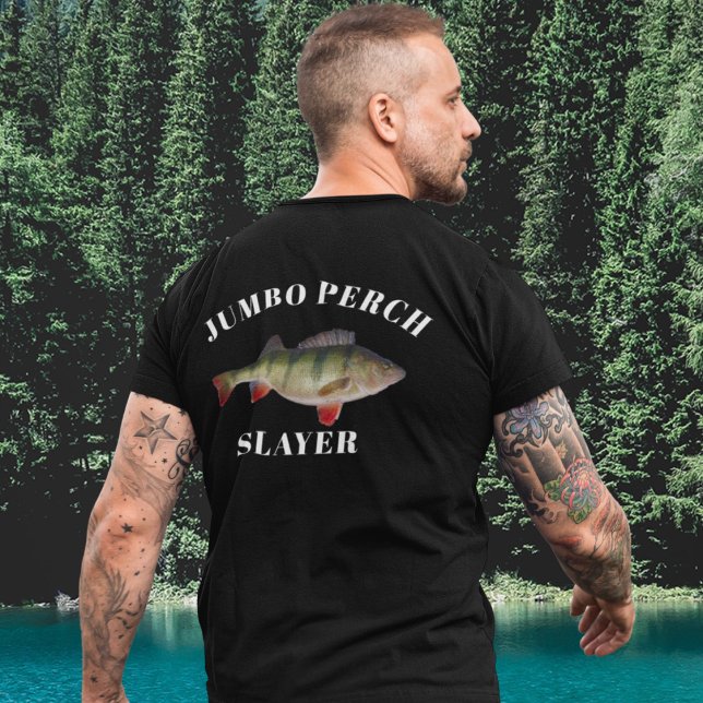 Jumbo Perch Fishing Angler Fischer T-Shirt (Von Creator hochgeladen)