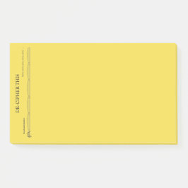 Jumbo-Post-it-Notizen für Organisten Post-it Klebezettel