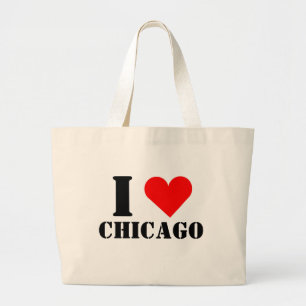Jumbo Sac Fourre-Tout Cœur I Love Chicago