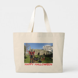 Jumbo Tasche glücklich halloween, Teufelsziege