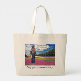 jumbo Tasche Glücklicher Jahrestag. Panda/Madhatte