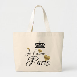 Jumbo-TASCHE "Paris" Jumbo Stoffbeutel