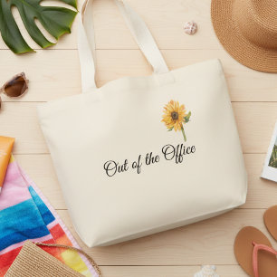 Jumbo-Tasche Übernachtung Außerhalb des Büros Sonn Jumbo Stoffbeutel