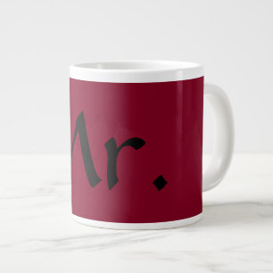 Jumbo Tasse, Burgund Jumbo-Tasse