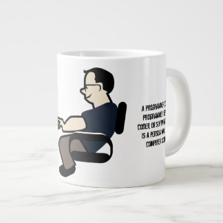 Jumbo-Tasse für Computerprogrammierer