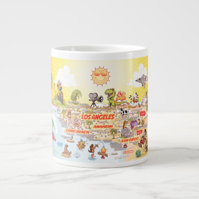 Jumbo-Tasse in Südkalifornien (Vorderseite)
