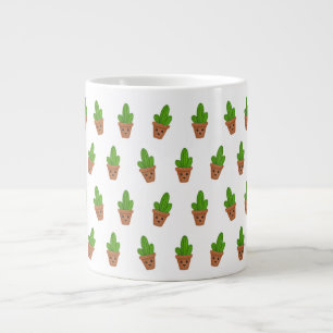Jumbo-Tasse mit Cactus Pattern