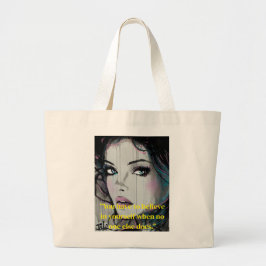 Jumbo Tote Strong Woman Stoffbeutel
