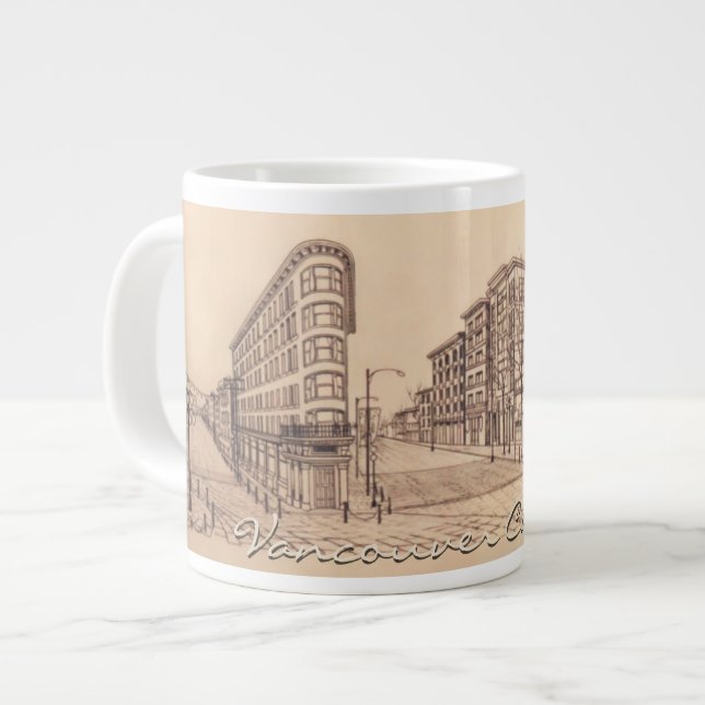 Jumbo Vancouver Art Coffee Cup Tasse Personalisier (Vorderseite Links)