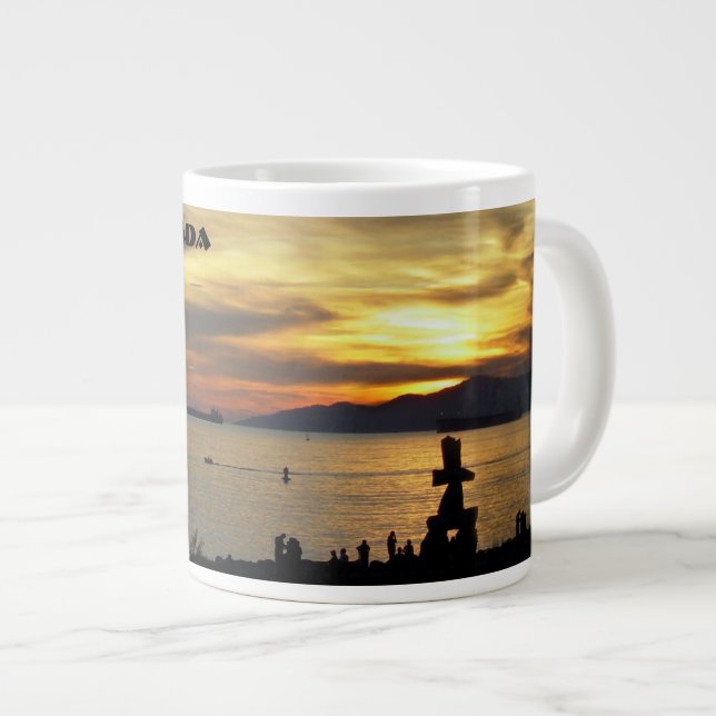 Jumbo Vancouver Coffee Cup Tasse Personalisierter  (Vorderseite Rechts)