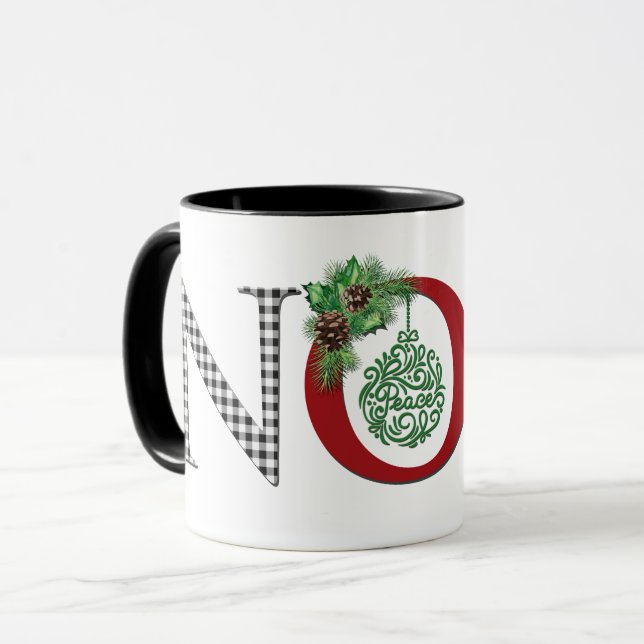 Jumbo WEIHNACHTEN Holidays Tasse (Vorderseite Links)