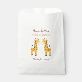 Jumeaux Giraffes Fête Favoriser les sacs