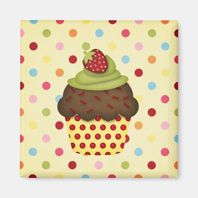 Jummy Cupcake Magnet (Vorne)