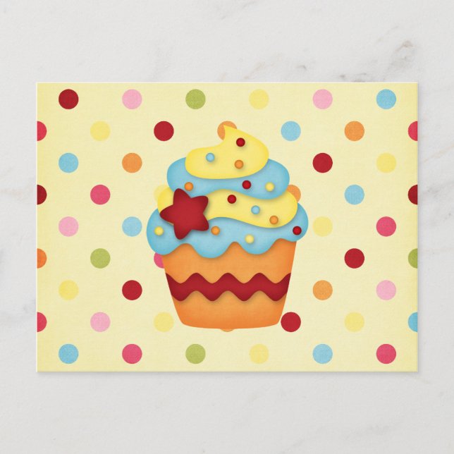 Jummy Cupcake Postkarte (Vorderseite)