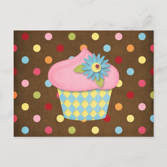 Jummy Cupcake Postkarte (Vorderseite)